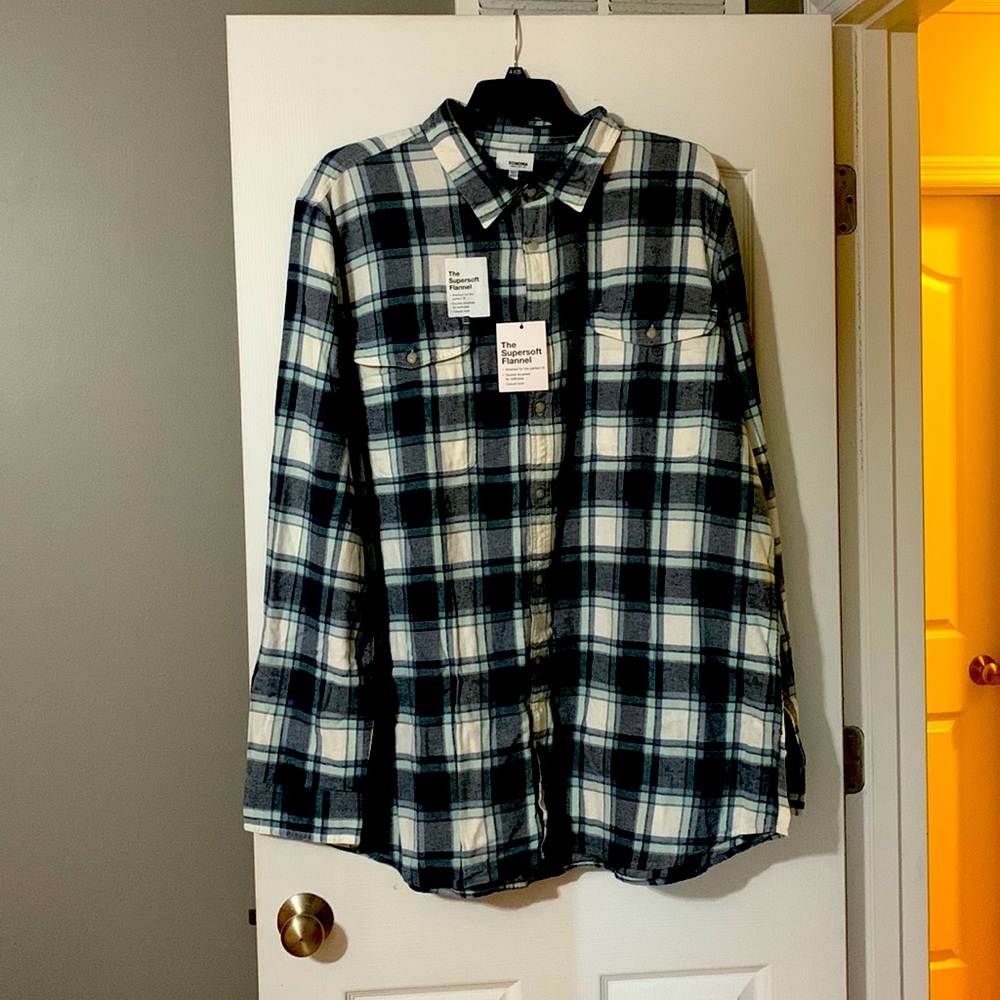 Sonoma Flannel New With Tags!